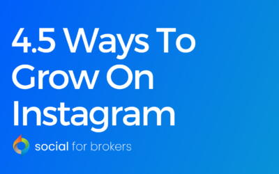 4.5 Ways To Grow On Instagram
