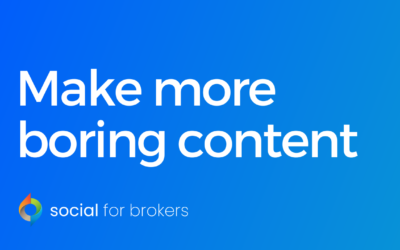 Make more boring content